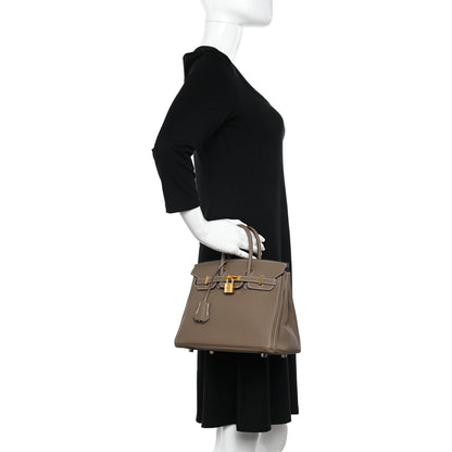 Hermes Togo Birkin 25 Etoupe 2 of 11