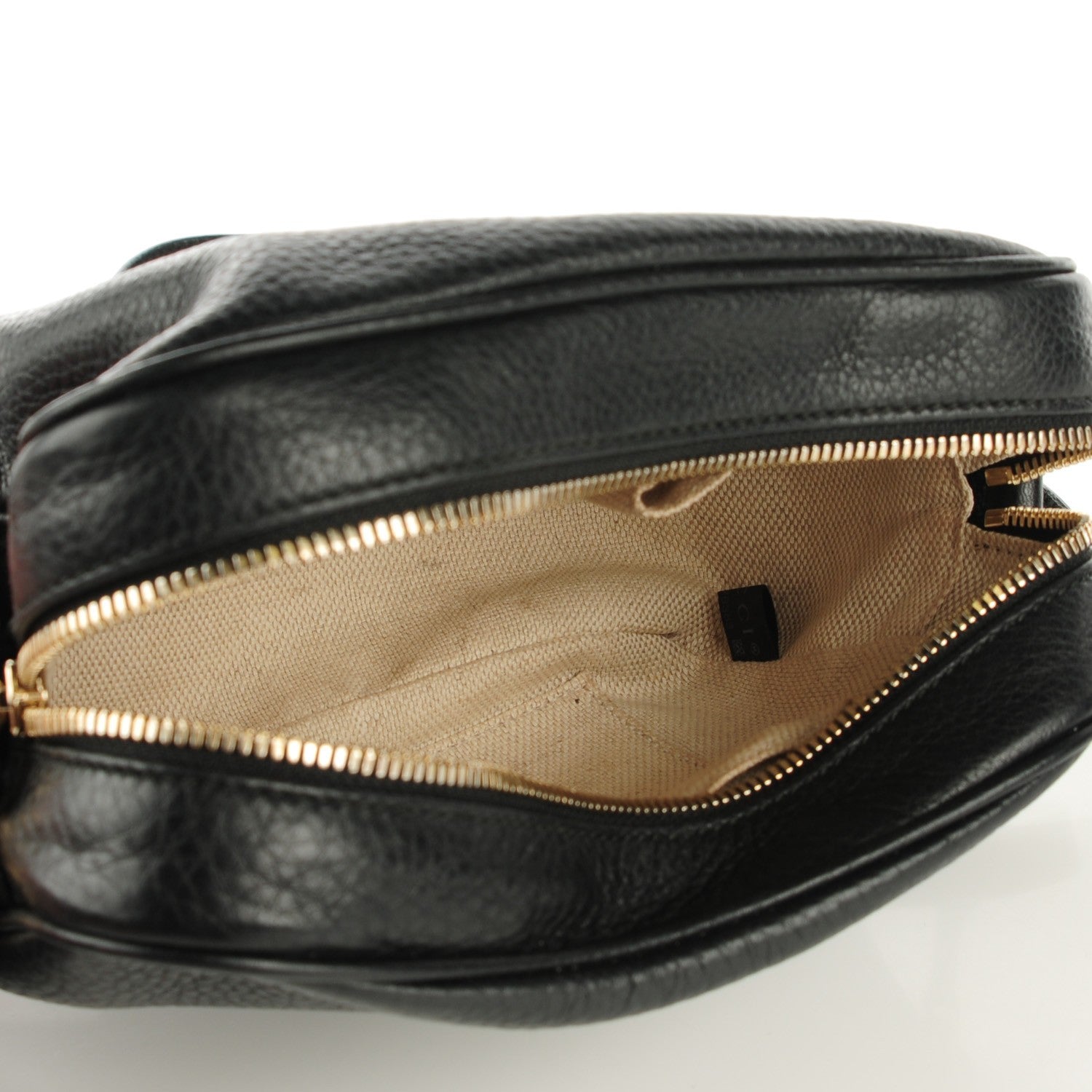 Gucci Pebbled Calfskin Small Soho Disco Bag Black 7 of 7