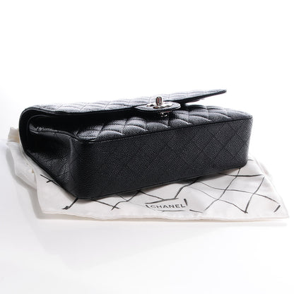 Chanel Caviar Quilted Medium Double Flap Black 7 of 7