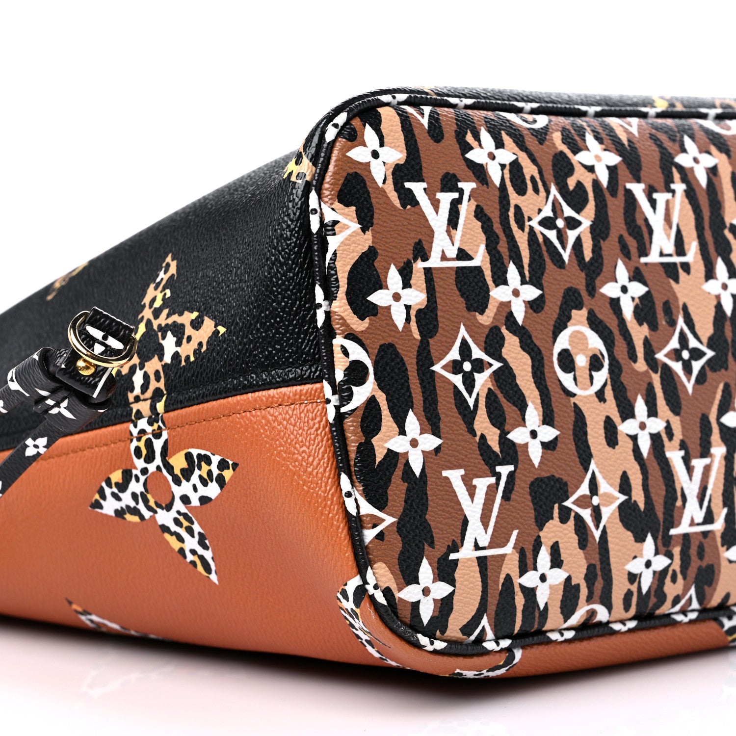 Louis Vuitton Monogram Giant Jungle Neverfull MM Black 9 of 12