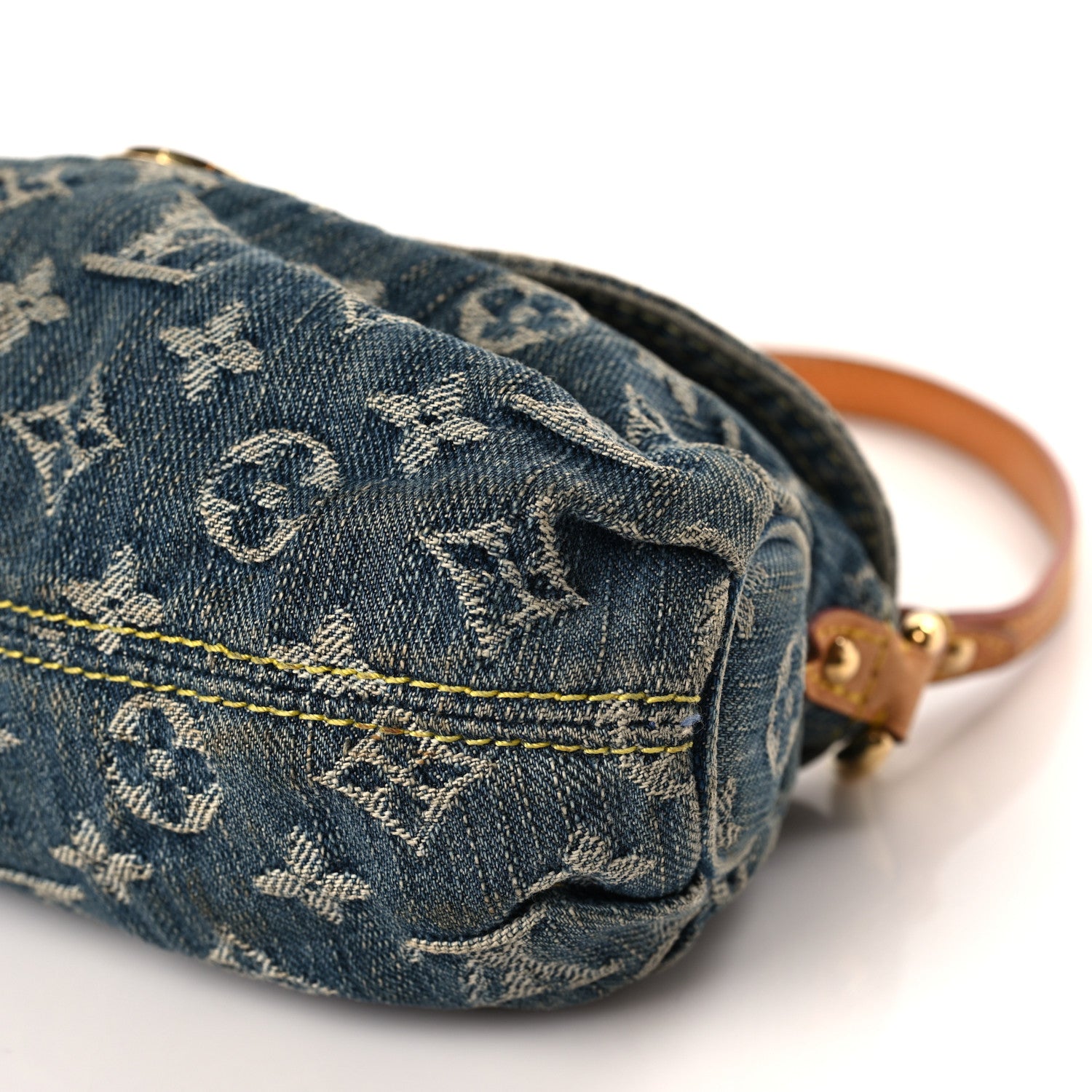 Louis Vuitton Monogram Denim Mini Pleaty Blue 8 of 9