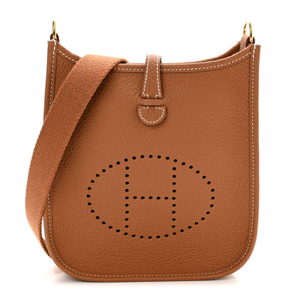 Hermes Taurillon Maurice Evelyne TPM Gold 1 of 11