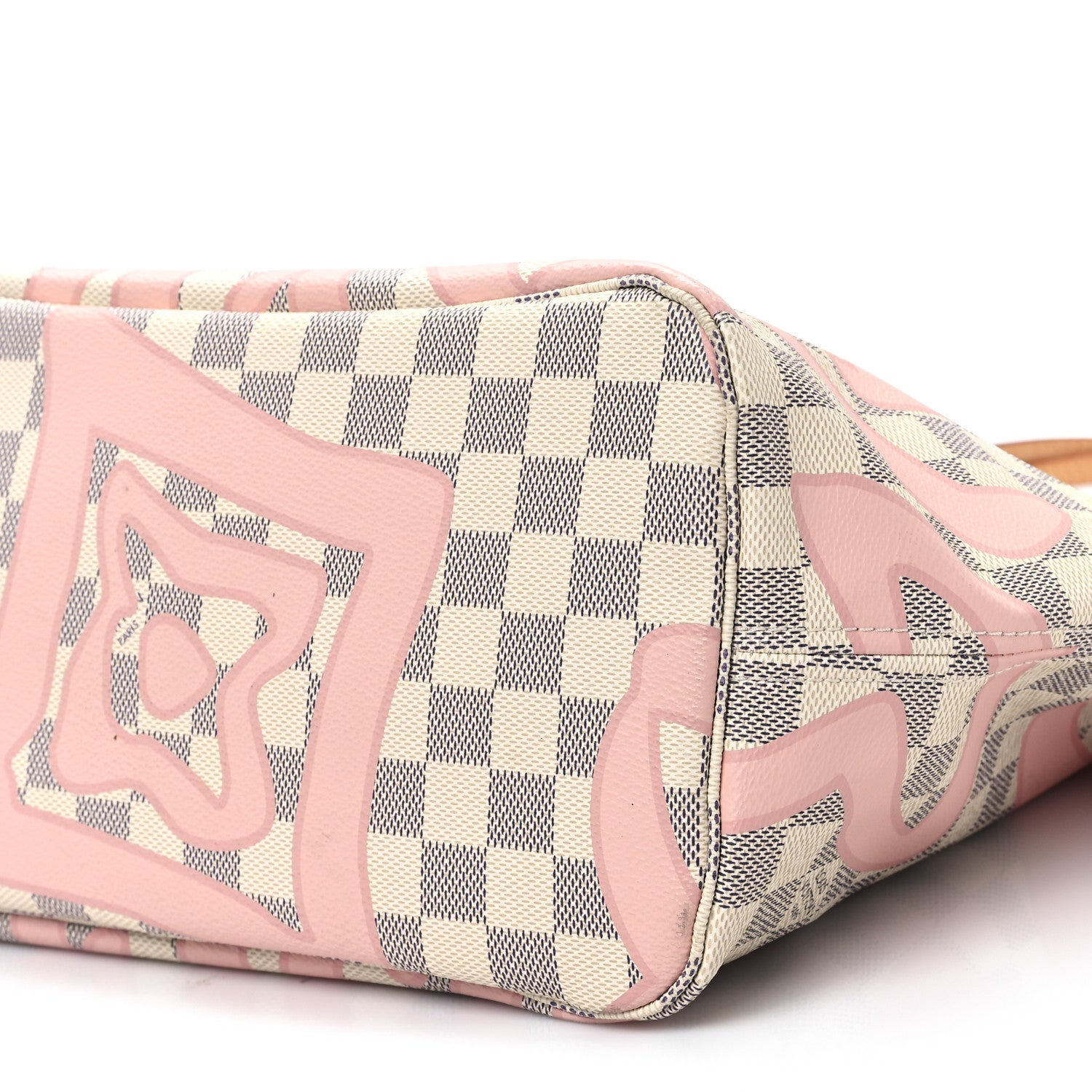 Louis Vuitton Damier Azur Tahitienne Neverfull MM 12 of 12