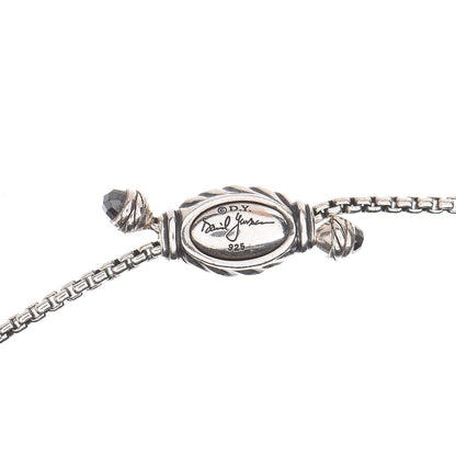 David Yurman Sterling Silver Hematine Cable Berries Tassel Pendant Necklace 5 of 5