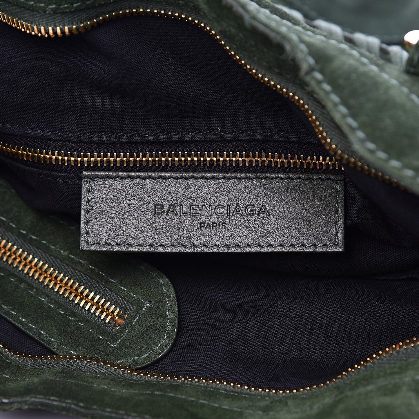 Baby Daim Suede Giant 12 Gold Hardware Velo Vert Militaire