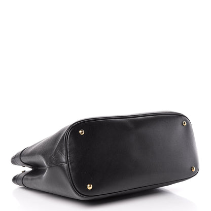 Gucci Textured Calfskin Large Bright Bit Tote Black 4 of 16