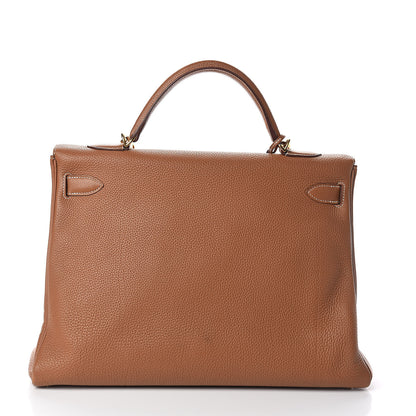 Hermes Togo Kelly Retourne 40 Gold 4 of 39