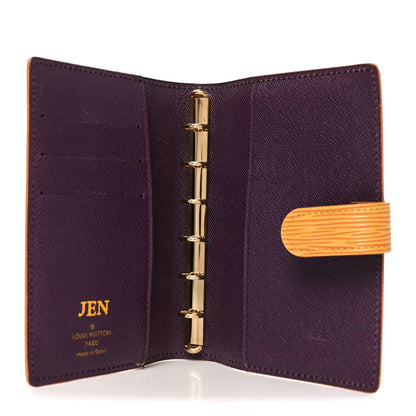 Louis Vuitton Epi Small Ring Agenda Cover Tassil 5 of 6
