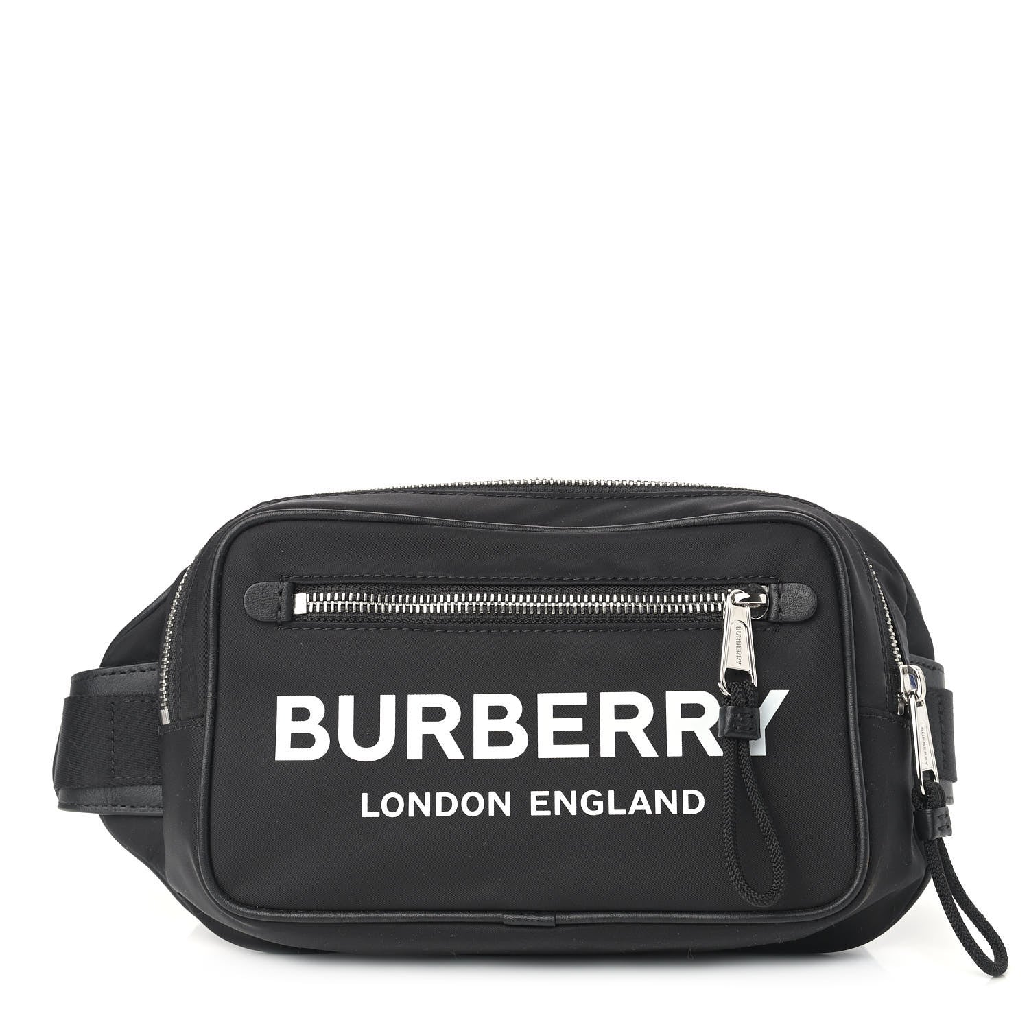 Burberry Econyl Logo Print Bum Bag Black 1 of 8