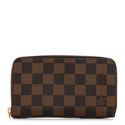 Louis Vuitton Damier Ebene Porte-Monnaie Zippy Wallet 1 of 9