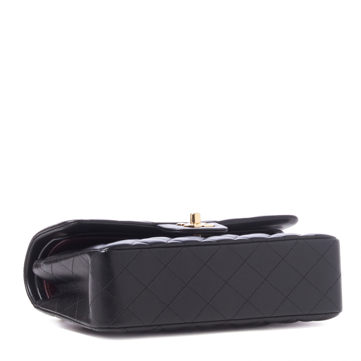 Chanel Lambskin Quilted Small Double Flap Black 4 of 11