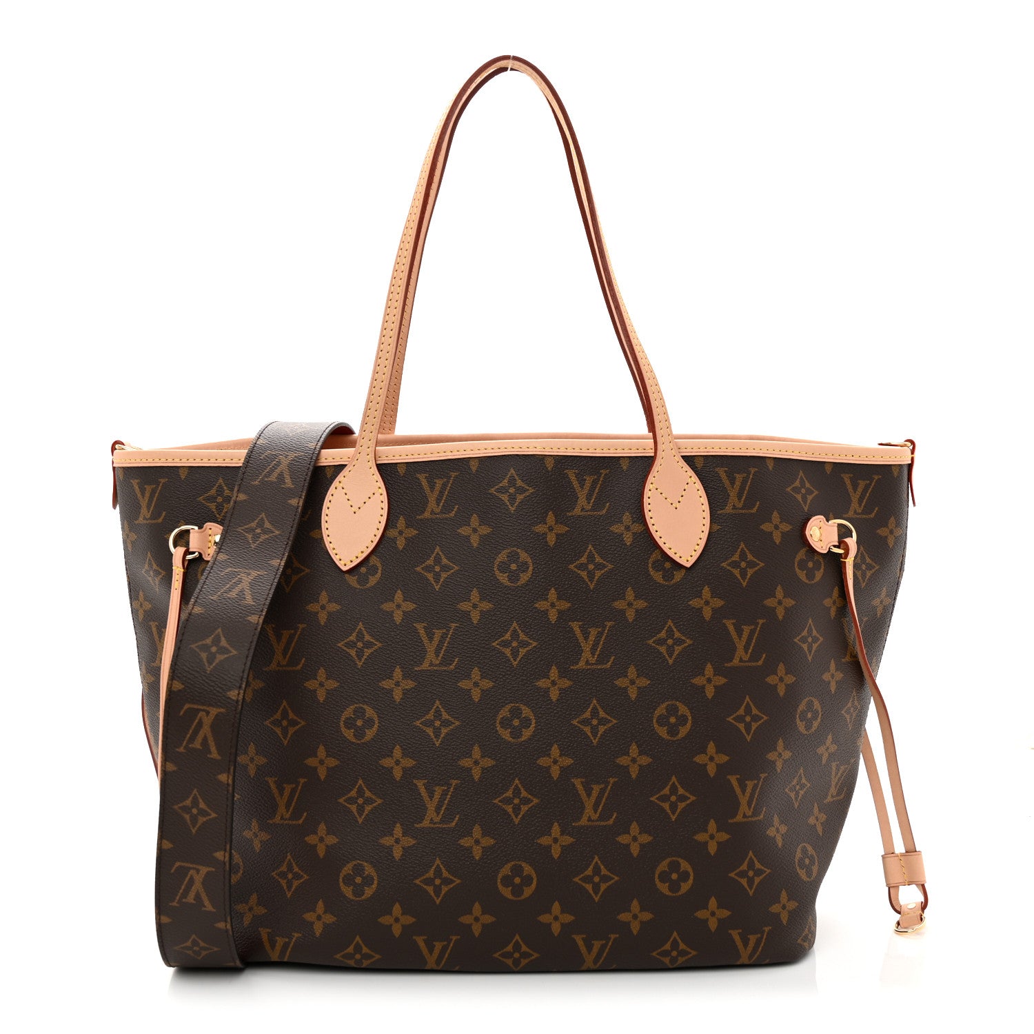 Louis Vuitton Monogram Inside Out Neverfull Bandouliere MM Rouge Sari 1 of 9