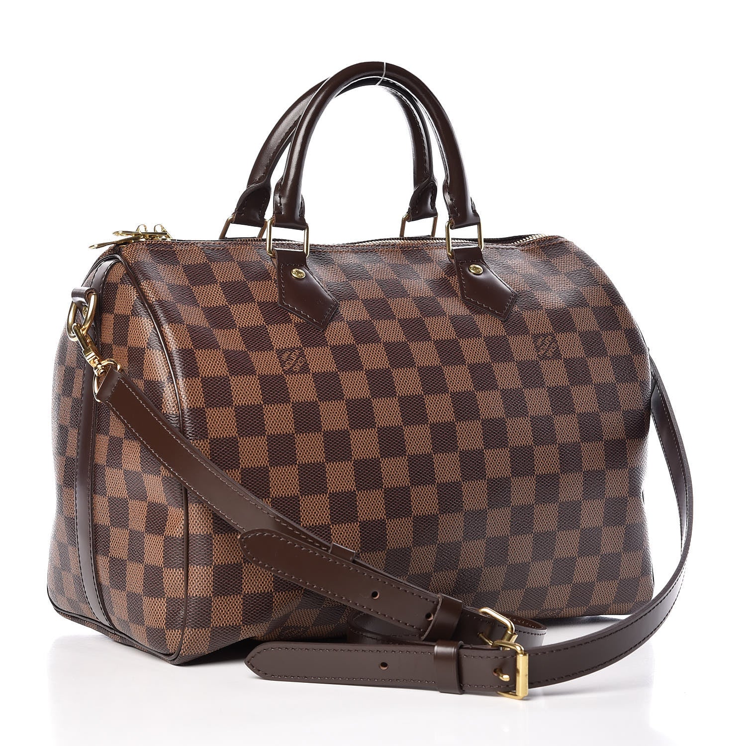 Louis Vuitton Damier Ebene Speedy Bandouliere 30 4 of 10