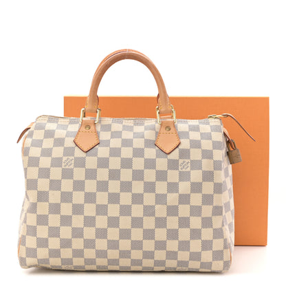 Louis Vuitton Damier Azur Speedy 30 14 of 14