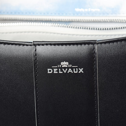 Delvaux Box Calfskin Ribbons Dans Les Nuages MM Brillant Satchel Black 9 of 10