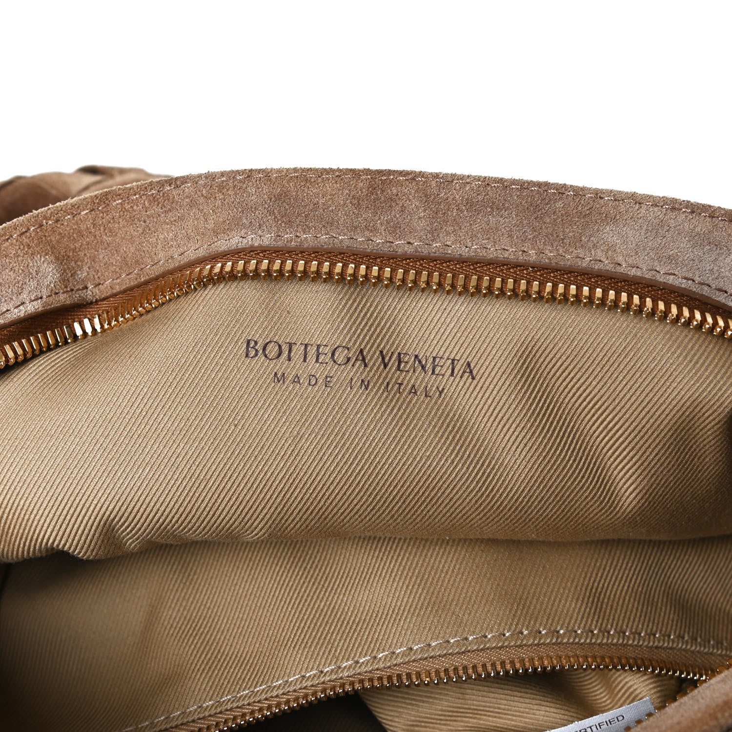 Bottega Veneta Suede Intrecciato BV Twist Caramel 8 of 18