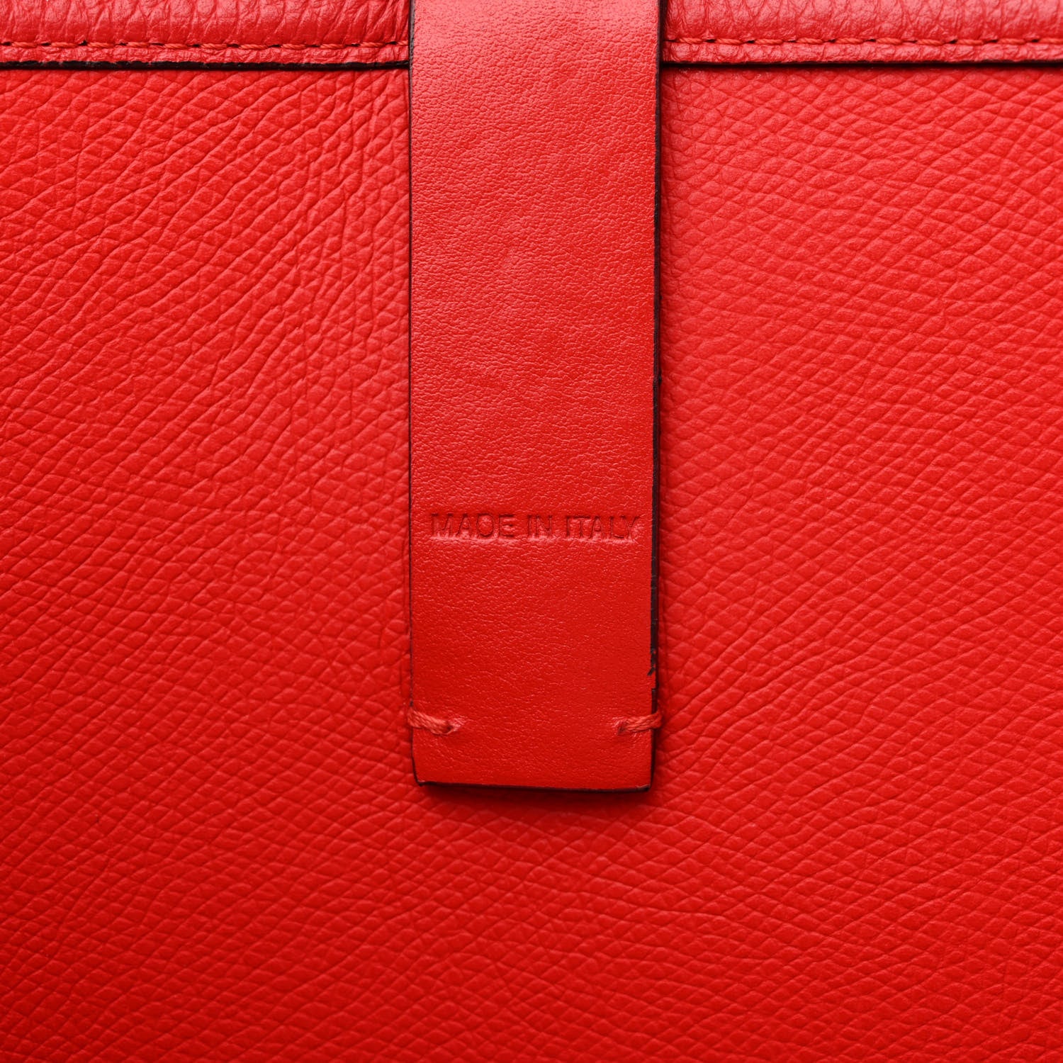 Christian Louboutin Calfskin Patent Logo Spikes East West Cabata Tote Red 9 of 20