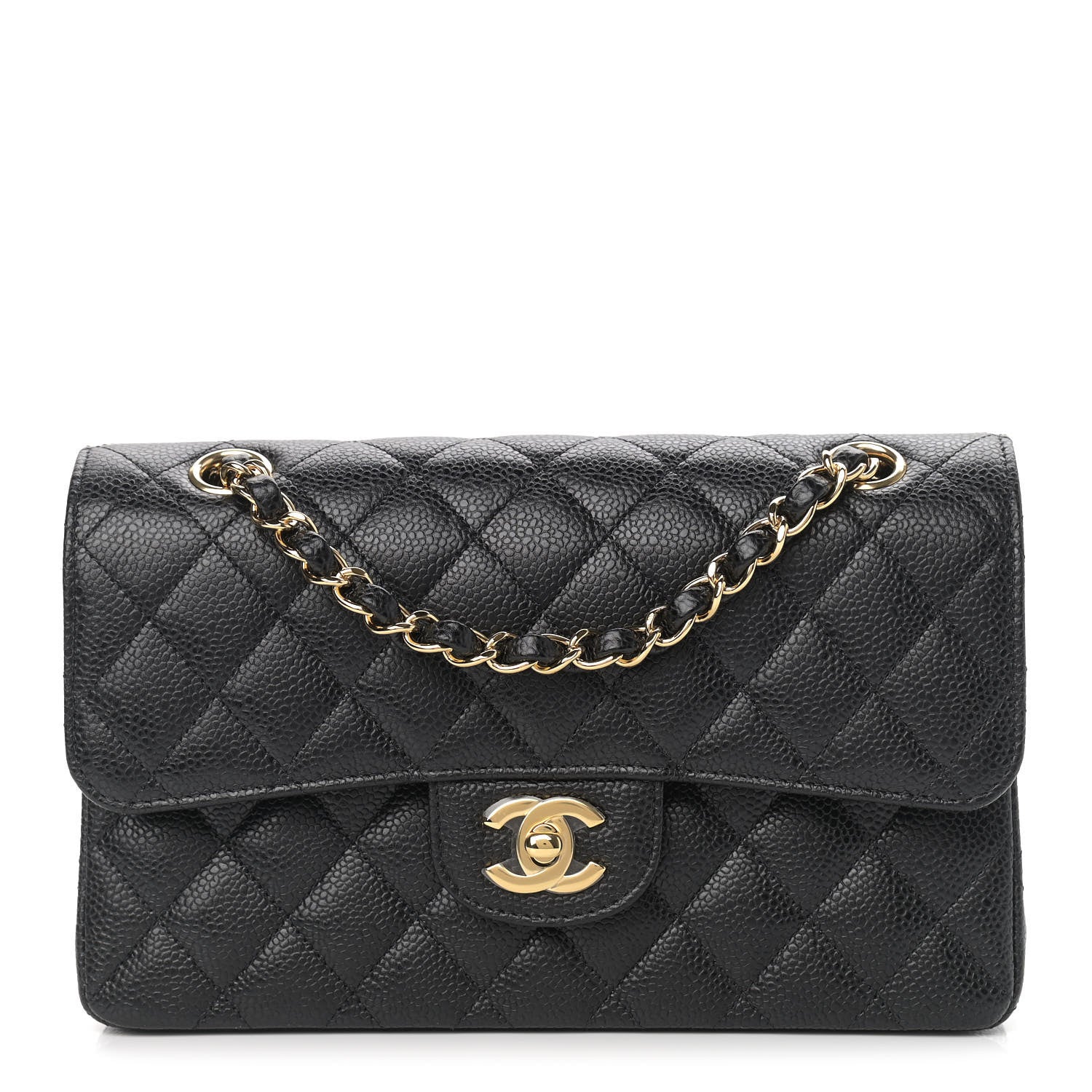 Chanel Caviar Quilted Small Double Flap Black 1 of 9