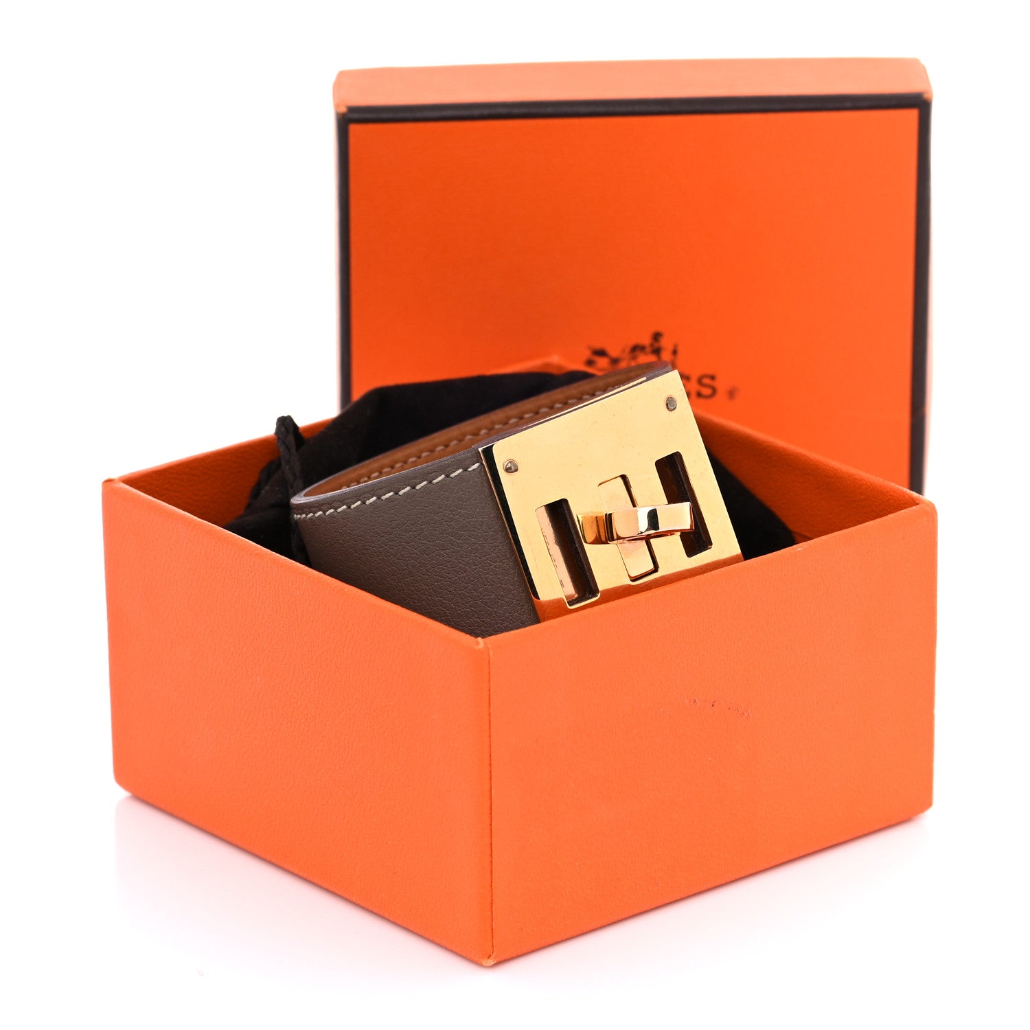 Hermes Swift Kelly Dog Bracelet T2 Etoupe 7 of 7