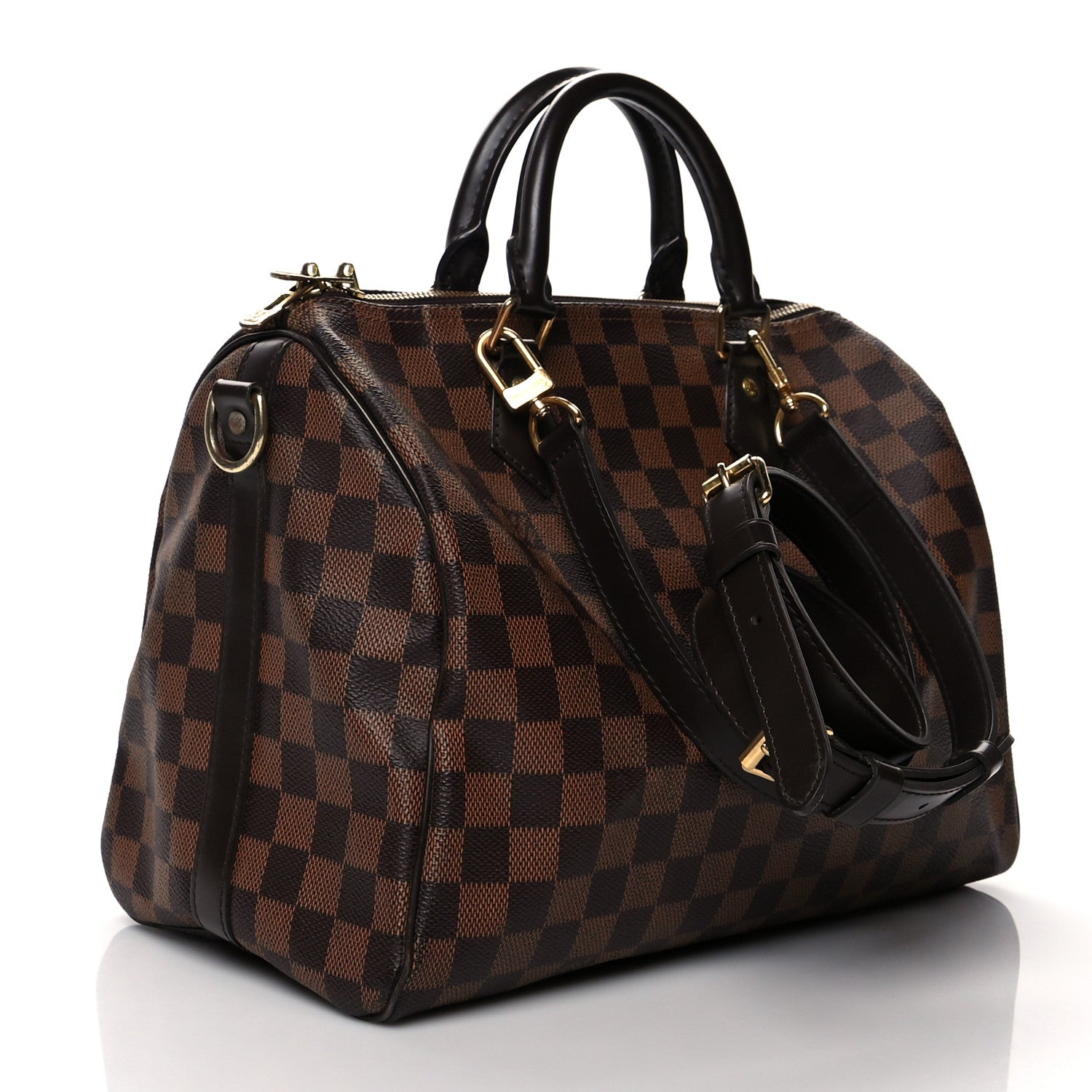 Louis Vuitton Damier Ebene Speedy Bandouliere 30 3 of 14