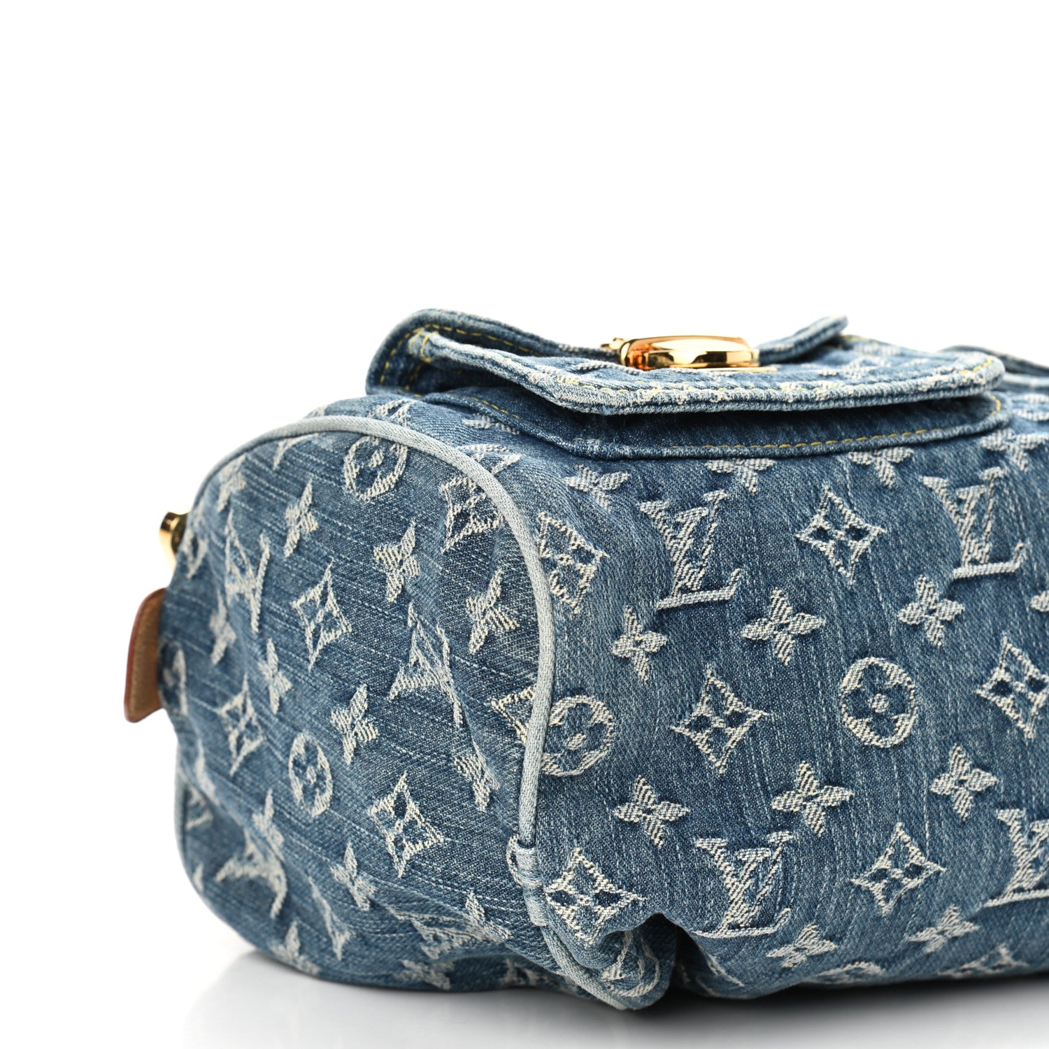 Louis Vuitton Monogram Denim Neo Speedy Blue 9 of 12