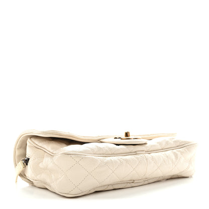 Chanel Crumpled Grained Calfskin Quilted Small Shiva Flap Beige 4 of 11