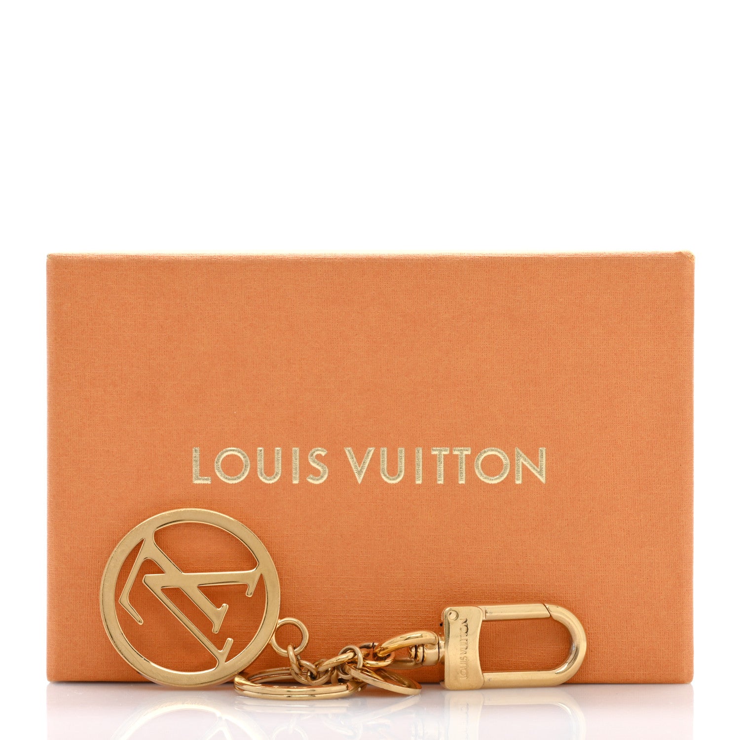 Louis Vuitton LV Circle Bag Charm Key Holder Gold 4 of 4