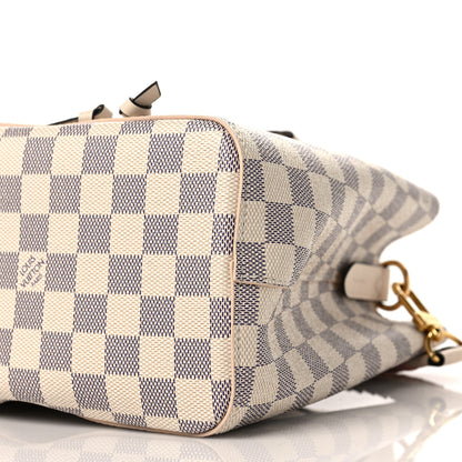 Louis Vuitton Damier Azur Braided Neonoe BB Pink 9 of 9