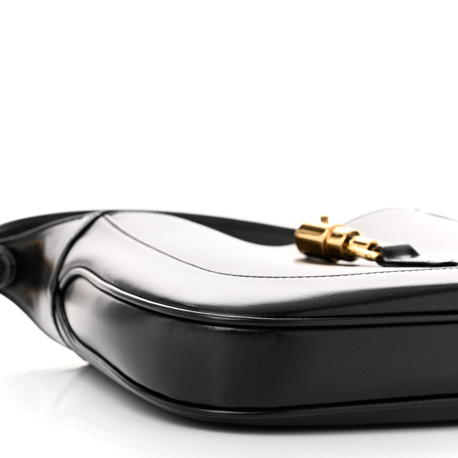 Gucci Boarded Dyana Lux Calfskin Small Jackie 1961 Hobo Black 9 of 10