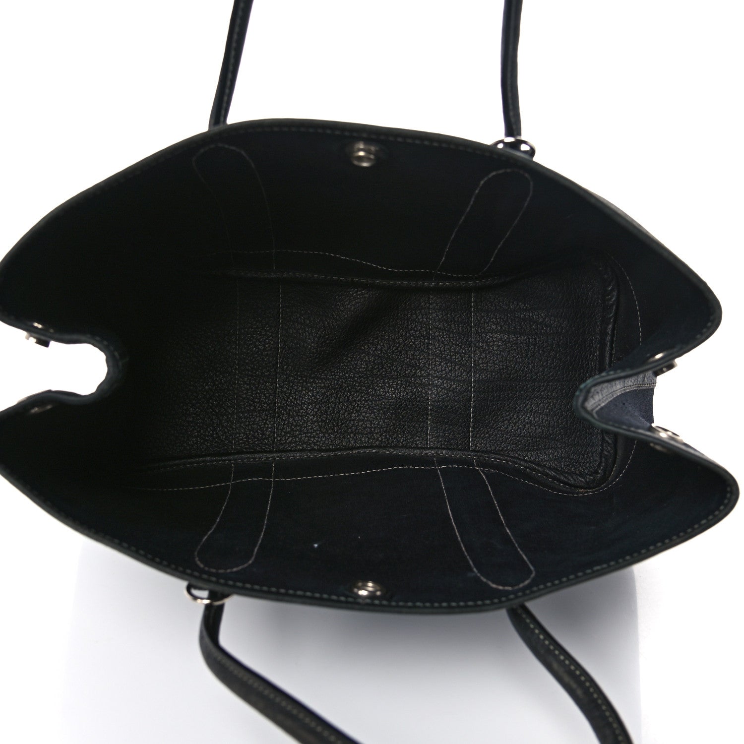 Hermes Toile Buffle Skipper Garden Party 30 TPM Black Bleu Marine 4 of 29