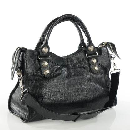 Balenciaga Agneau Giant 21 Silver Hardware City Black 3 of 8