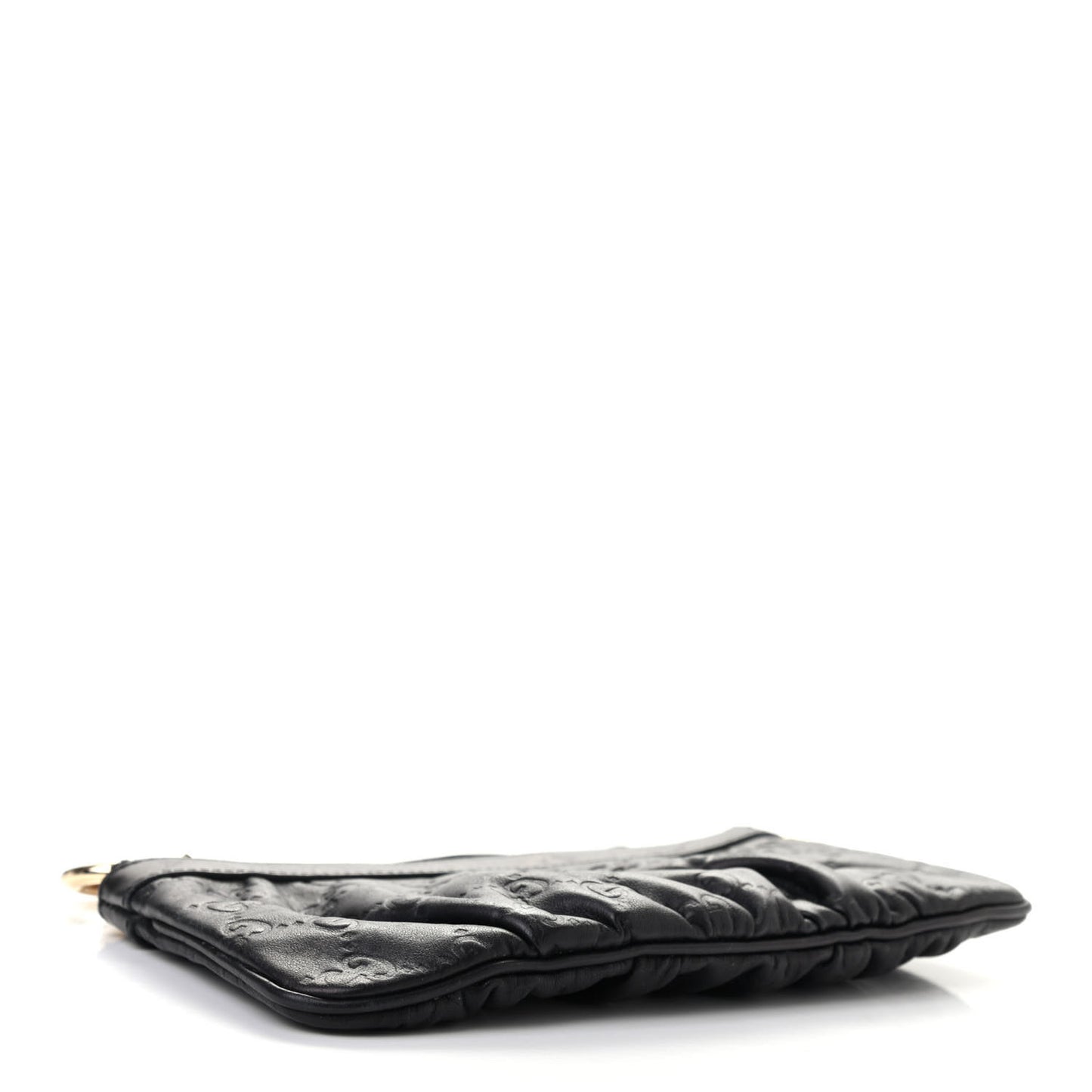 Guccissima Signature New Britt Wristlet Black