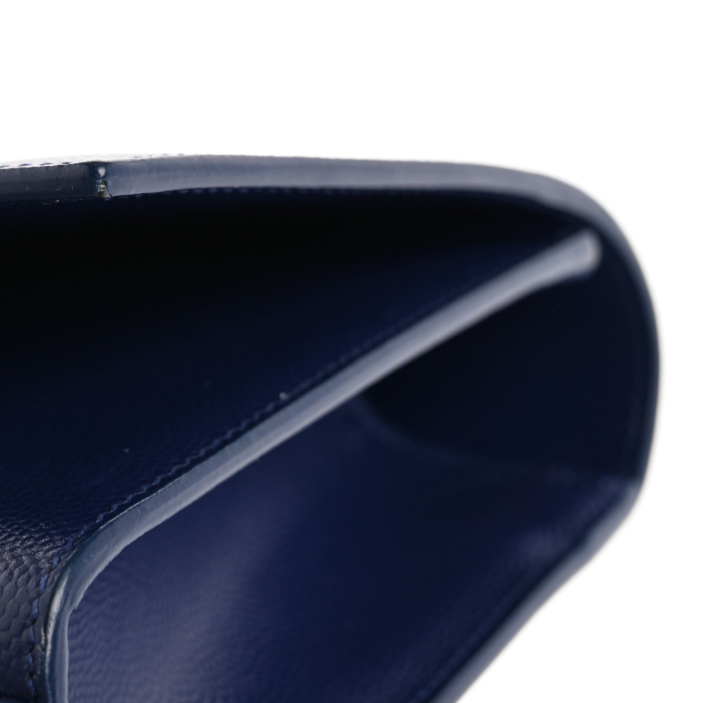 Grain De Poudre Classic Monogram Cassandre Clutch Deep Marine