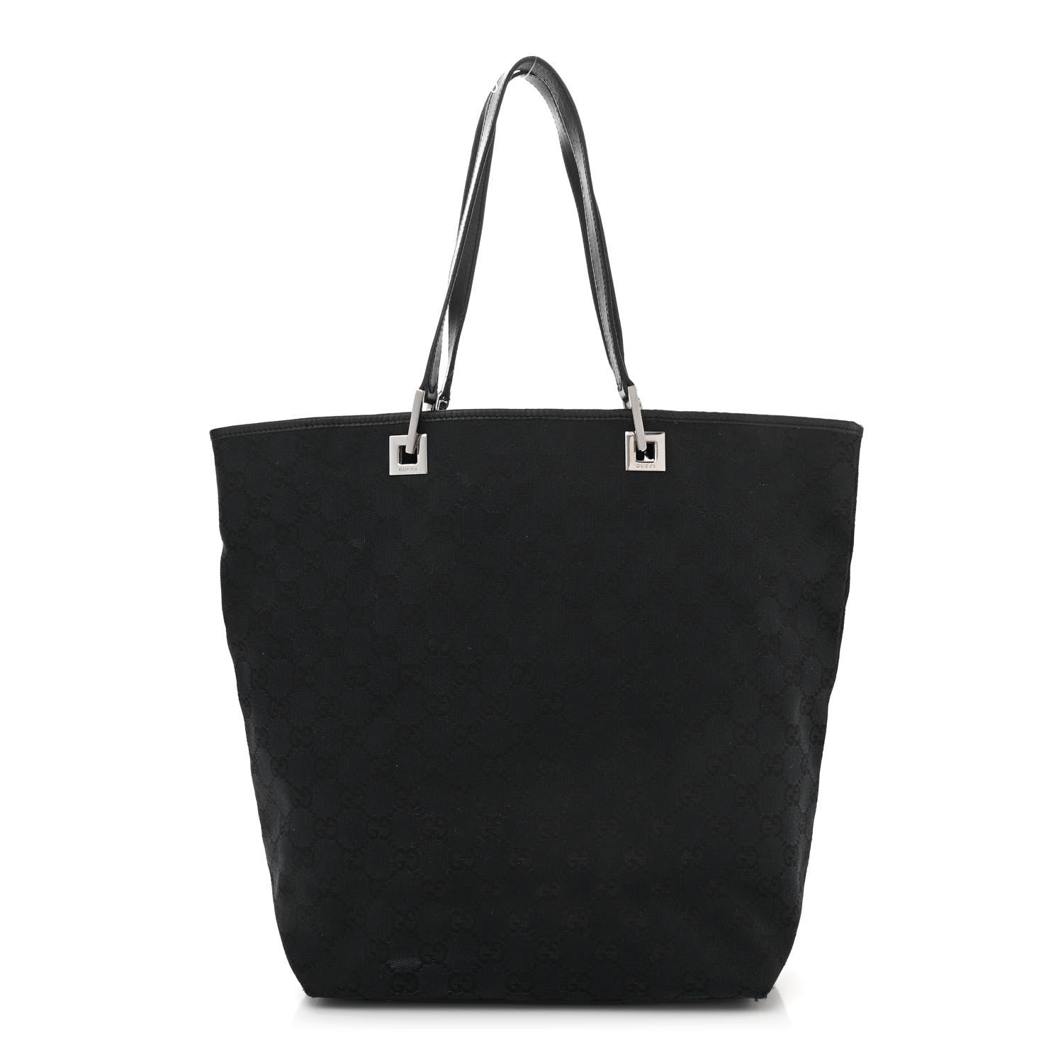 Gucci Monogram Bucket Tote Black 1 of 12