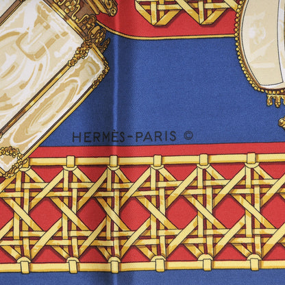 Hermes Silk Feux de Route Scarf 90 4 of 7