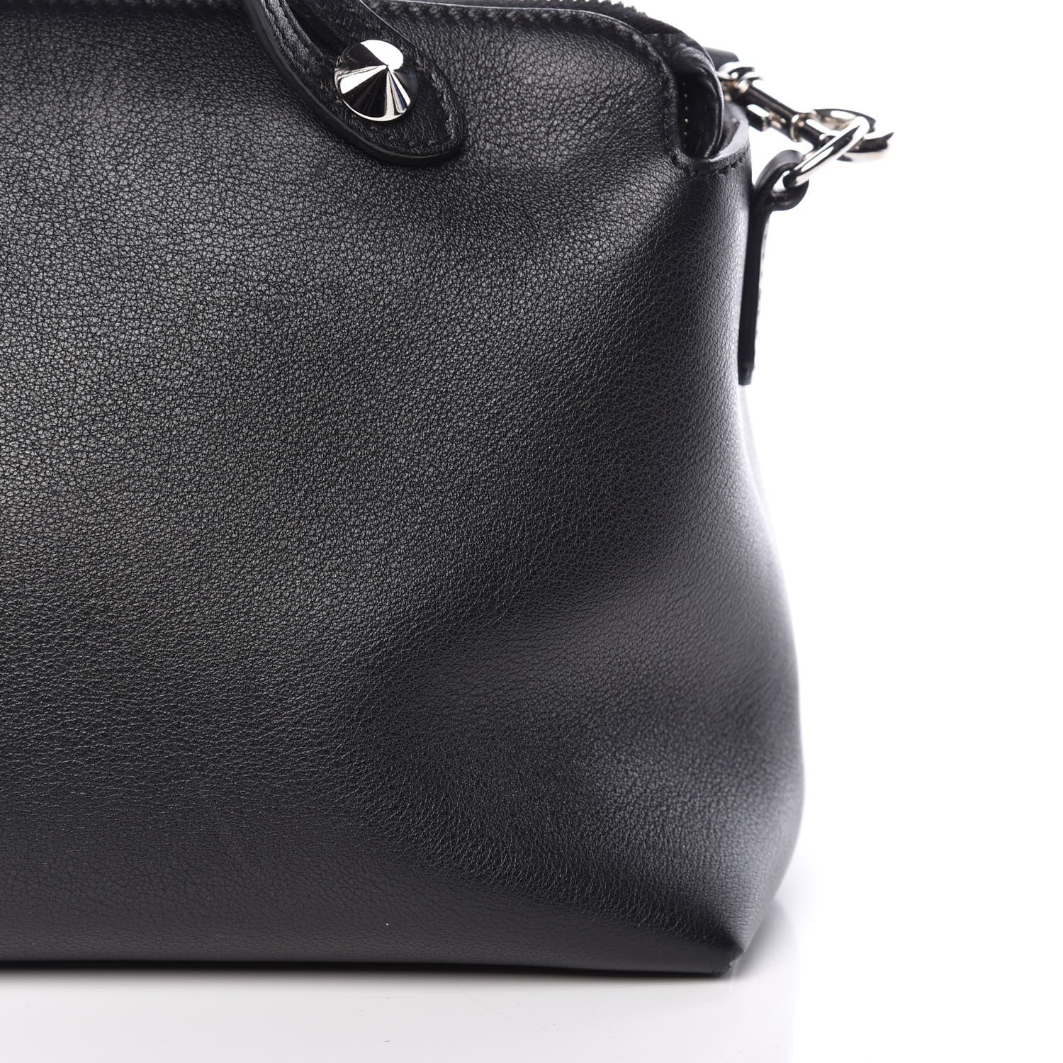 Fendi Vitello Dolce Medium By The Way Boston Bag Black 8 of 10