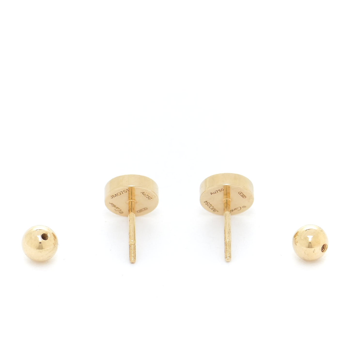 18K Yellow Gold LOVE Earrings