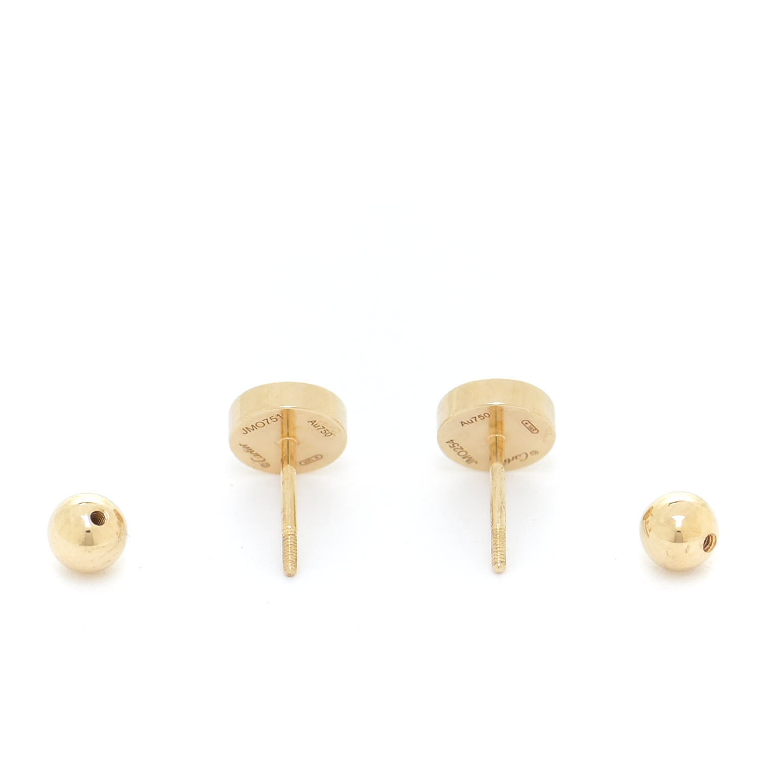 Cartier 18K Yellow Gold LOVE Earrings 4 of 5