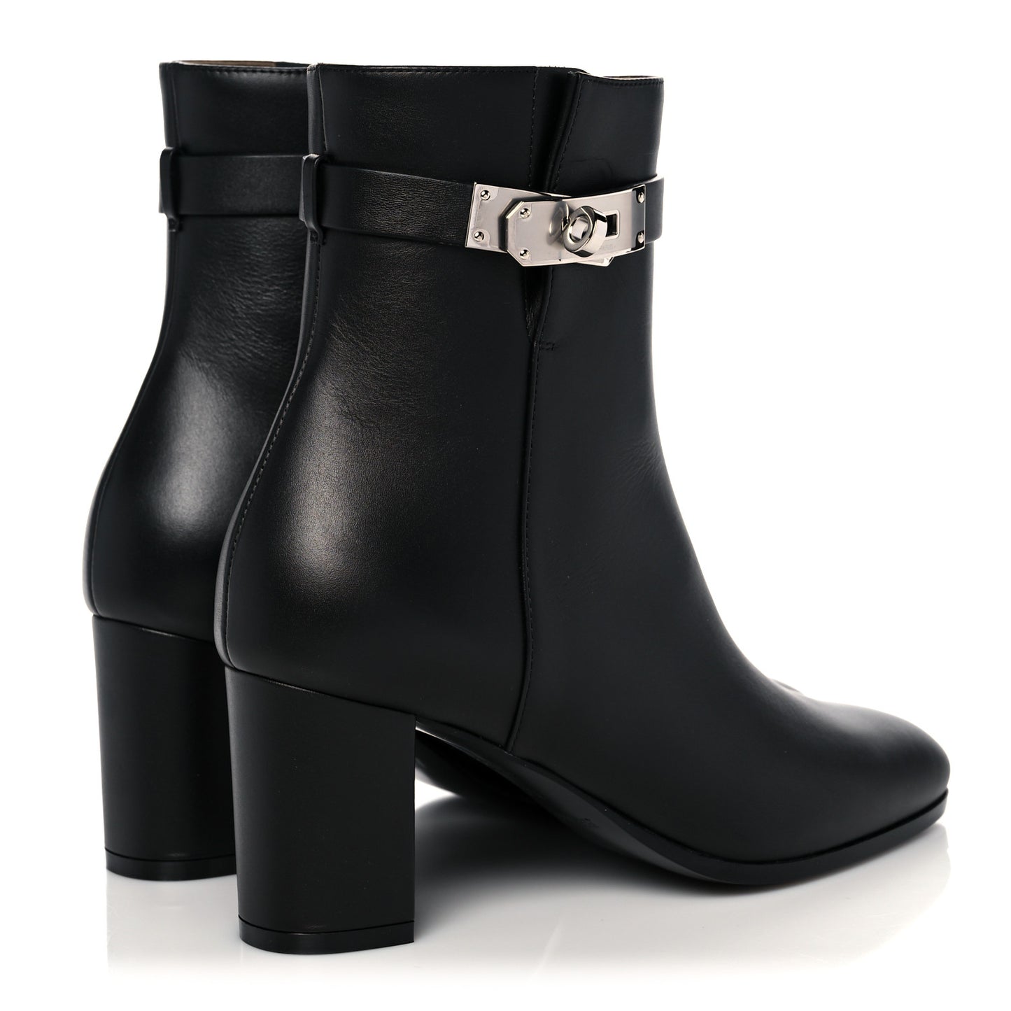Calfskin Saint Germain Ankle Boots 35.5 Black