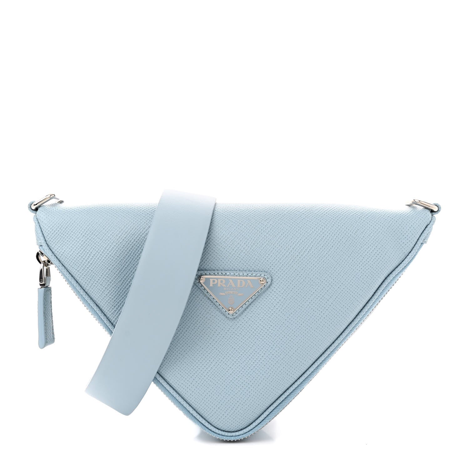 Prada Saffiano Triangle Shoulder Belt Bag Astrale 1 of 11