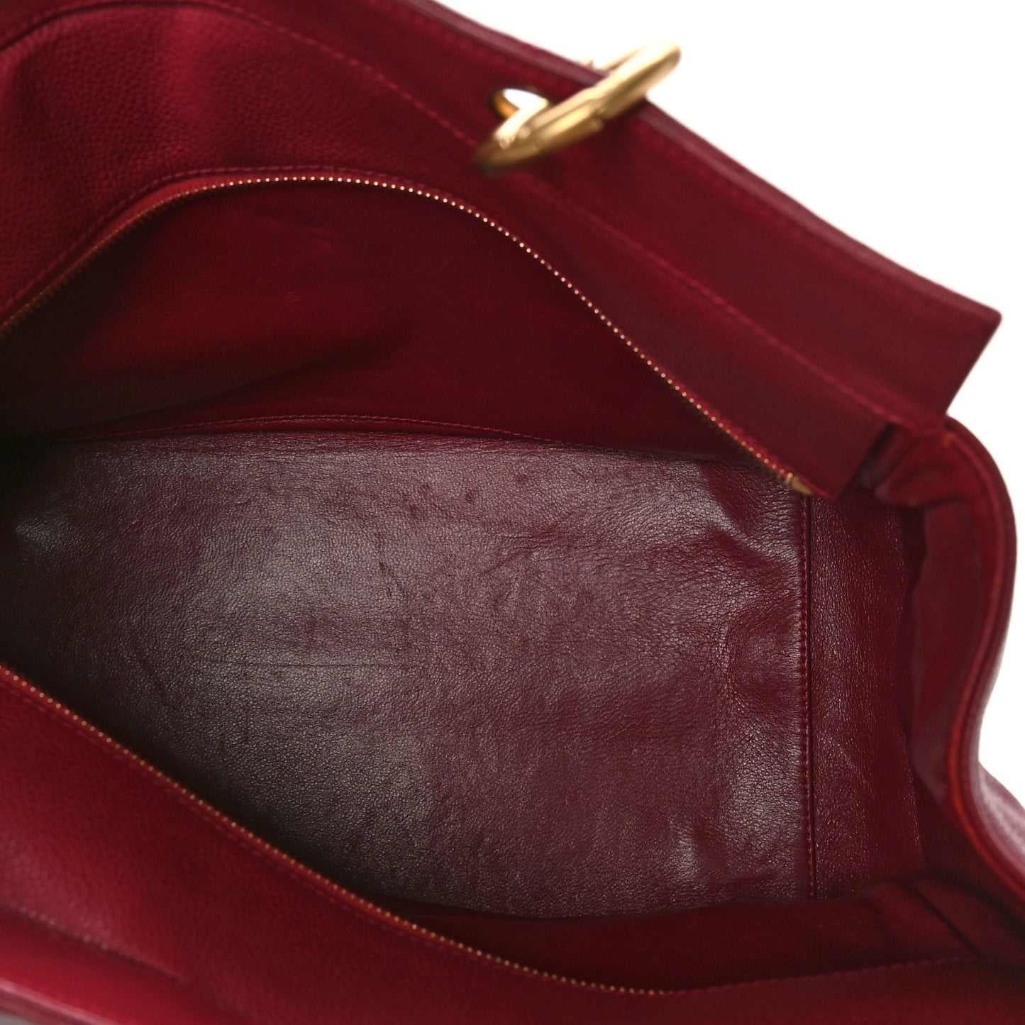 Caviar Quilted Grand Timeless Tote GTT Red