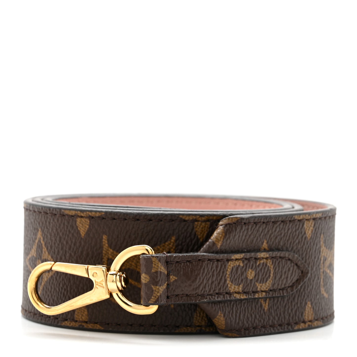 Monogram Bandouliere Shoulder Strap Rose Poudre