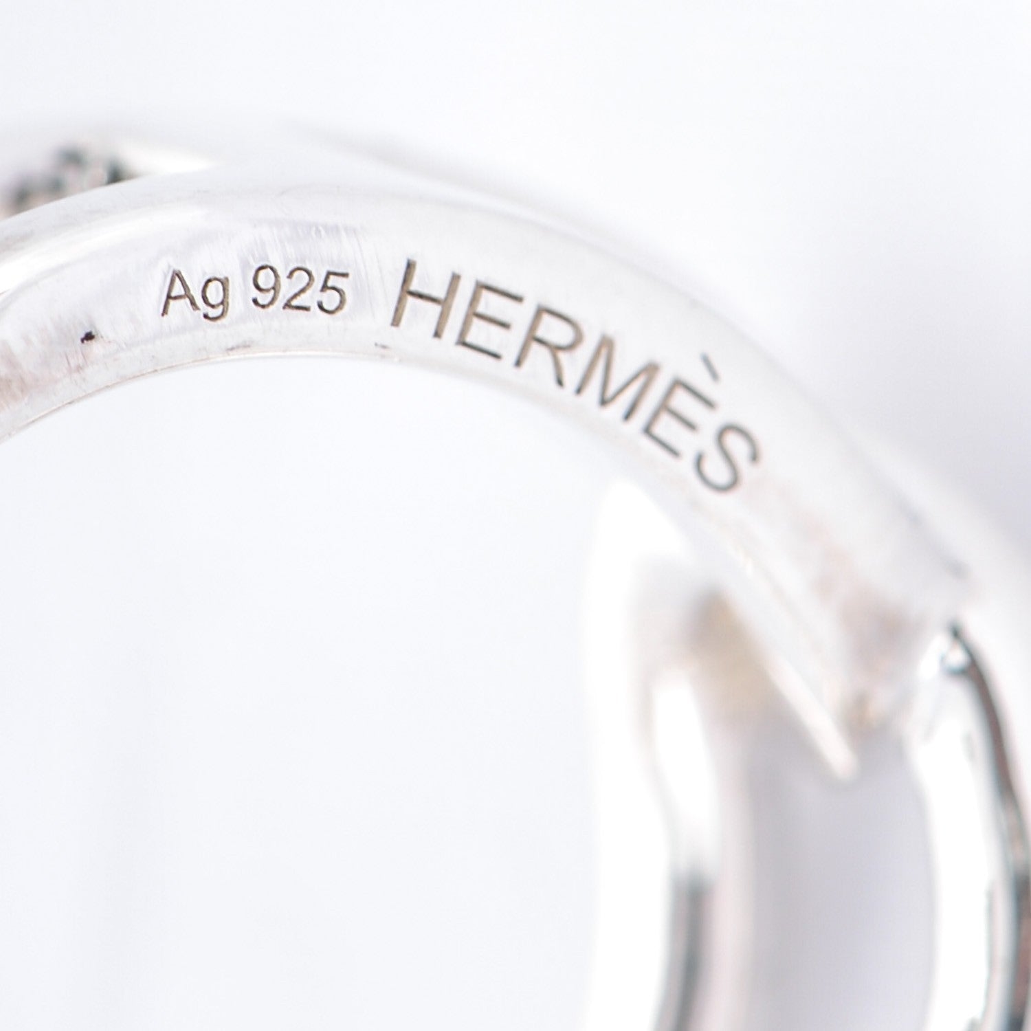 Hermes Sterling Silver Cythere Earrings 4 of 6