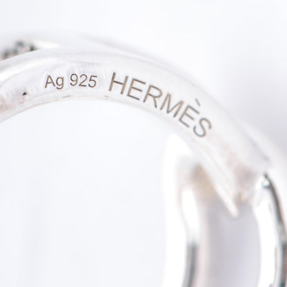 Hermes Sterling Silver Cythere Earrings 4 of 6