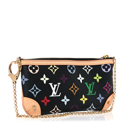 Louis Vuitton Monogram Multicolor Pochette Milla MM Black 3 of 5