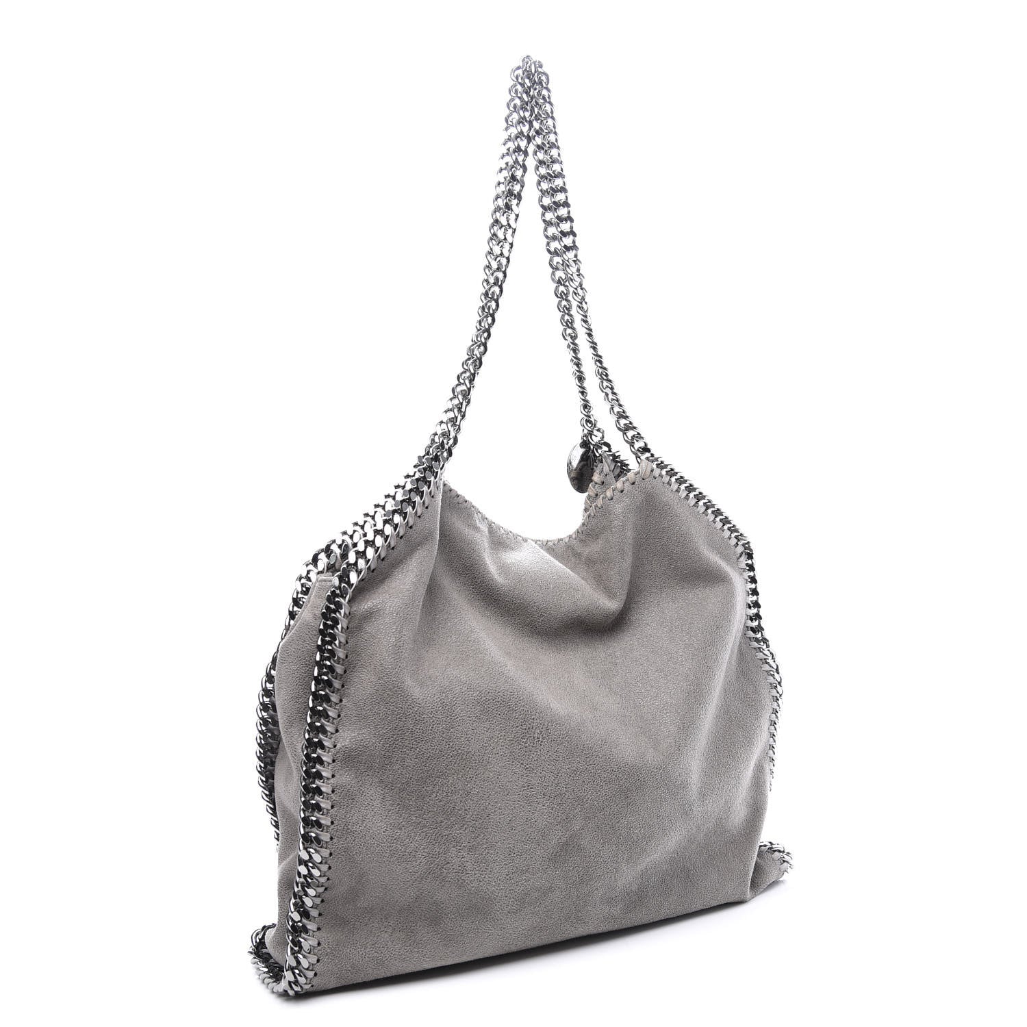 Stella McCartney Shaggy Deer Small Falabella Tote Light Grey 2 of 12