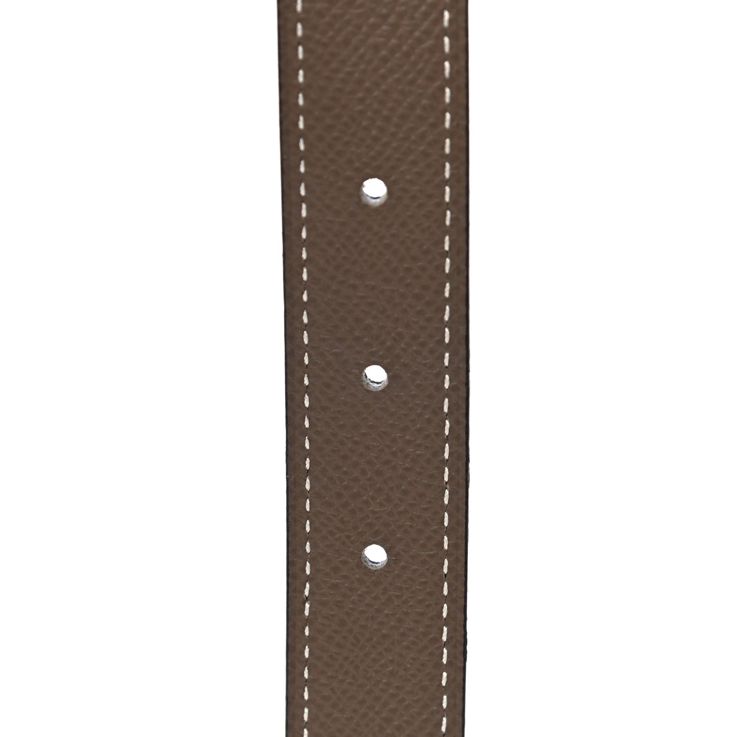 Swift Epsom 24mm Mini Constance H Belt 85 Black Etoupe