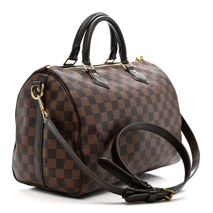 Louis Vuitton Damier Ebene Speedy Bandouliere 30 3 of 9