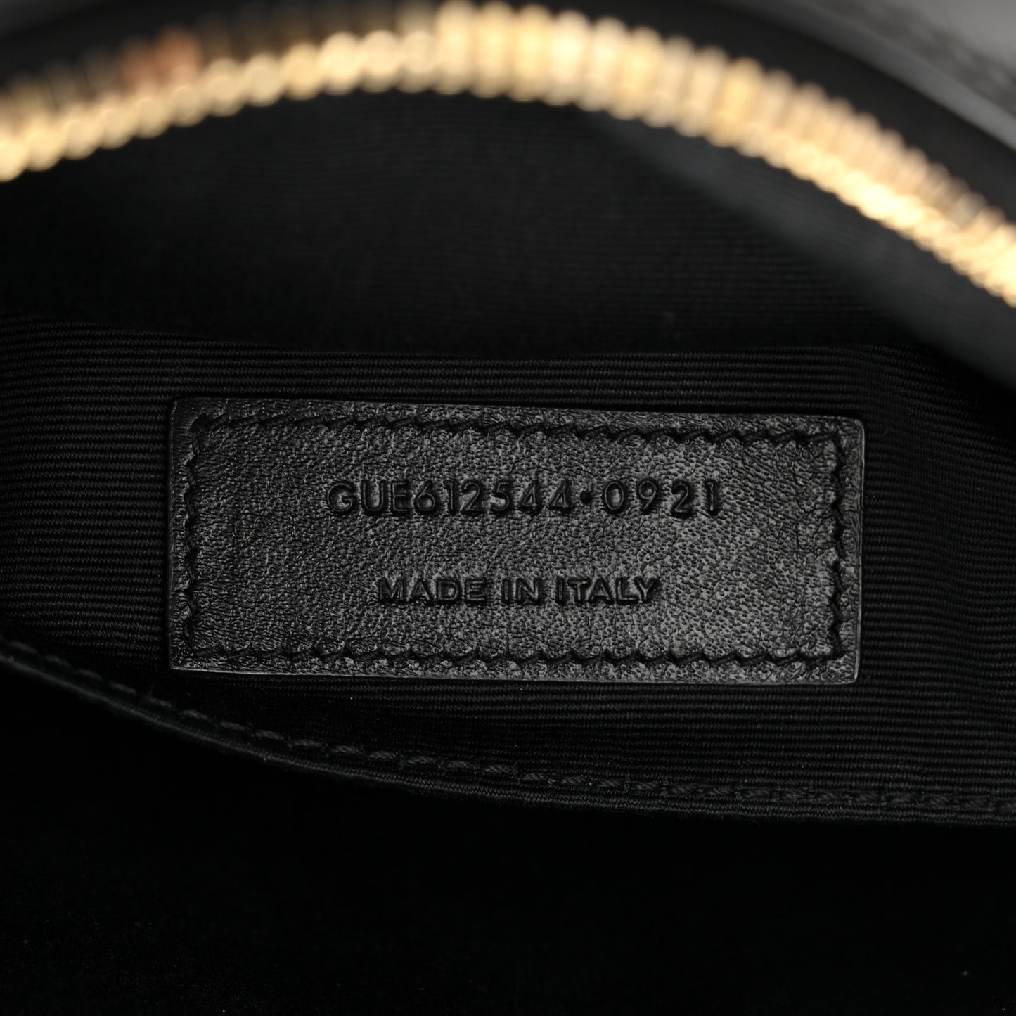 Calfskin Matelasse Monogram Lou Camera Bag Black