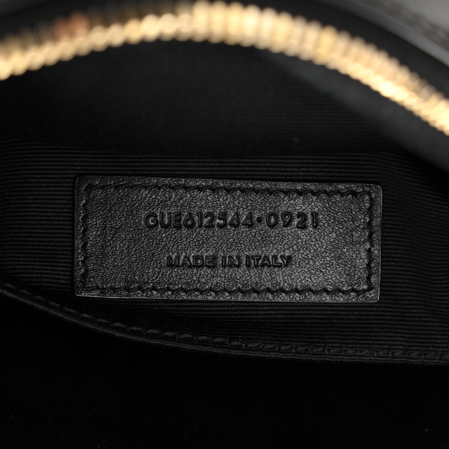 Saint Laurent Calfskin Matelasse Monogram Lou Camera Bag Black 7 of 12